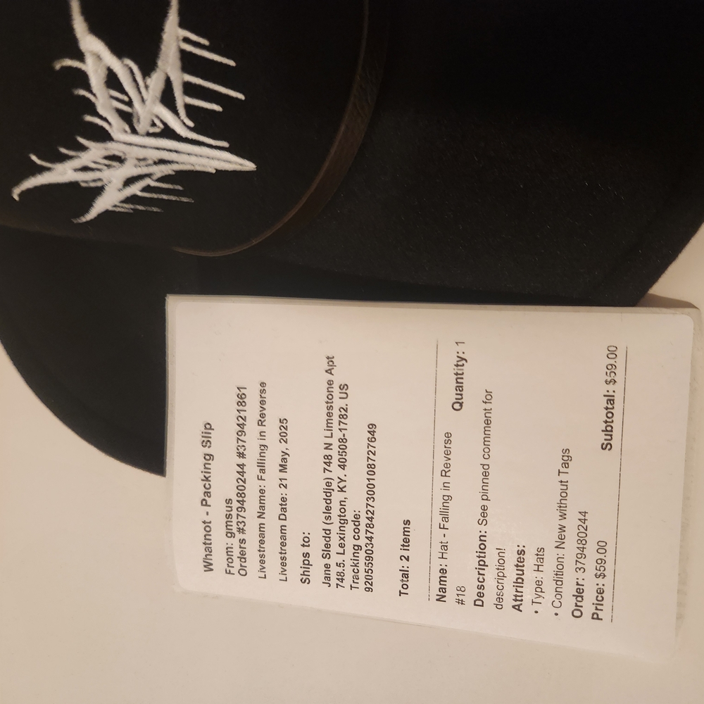 COPY - Falling In Reverse Cowboy Hat - Picture 2 of 12